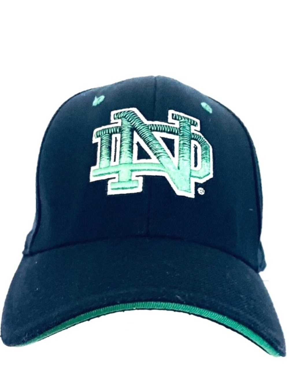 ZEPHYR Notre Dame Fighting Irish Hat, navy blue and green